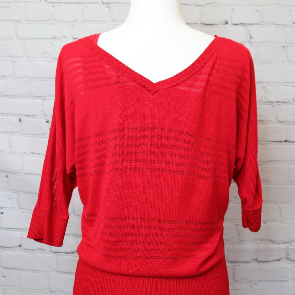 Red Blouse With Matching Undershirt - image 4